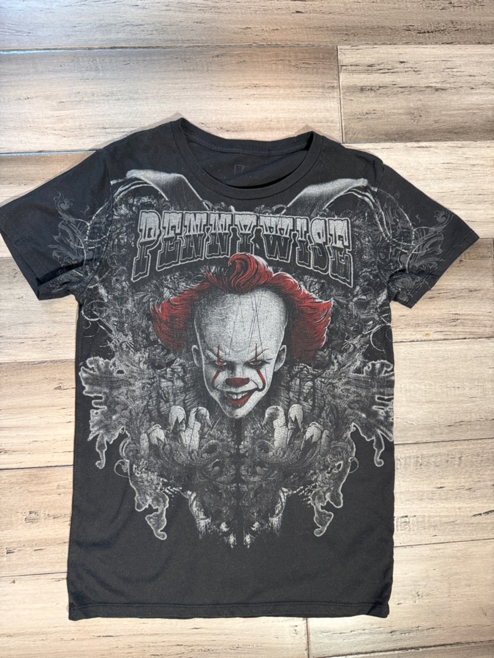 Pennywise Graphic Tee with Red Accents
